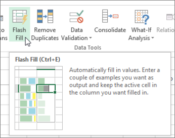 Flash fill excel 2016 for mac